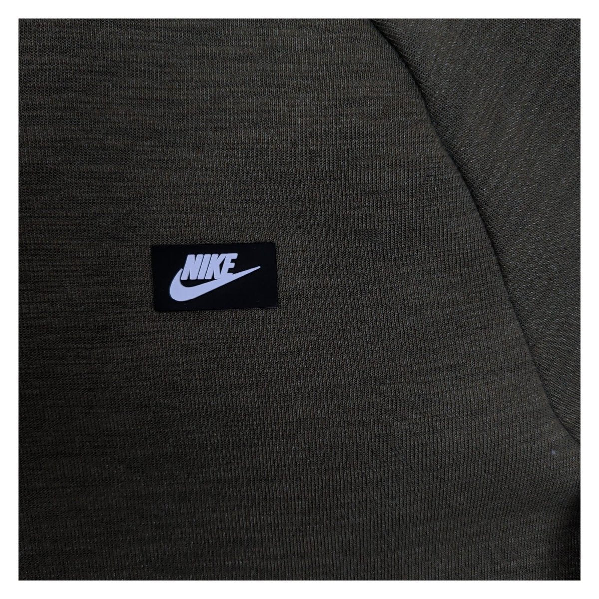 Nike Mens Sweatshirt Small Olive Green Crew Neck Cotton Polyester – product photo 4 | RewearableUK