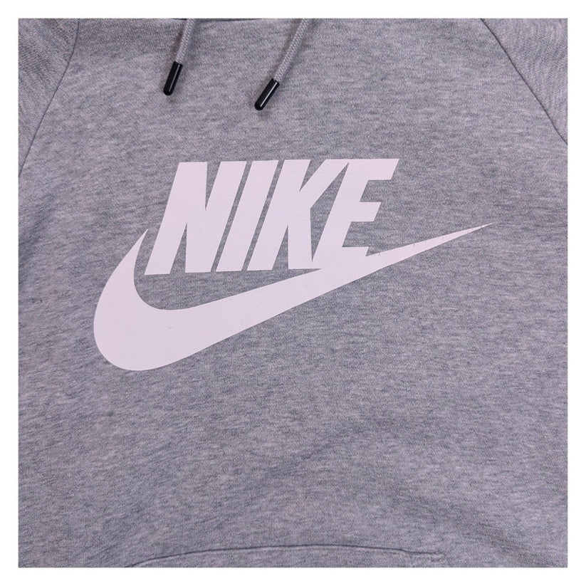 Nike Sportswear Grey Pullover Hoodie Size S Futura Swoosh Logo Sweatshirt – product photo 3 | RewearableUK