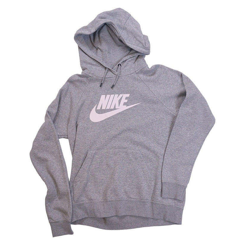 Nike Sportswear Grey Pullover Hoodie Size S Futura Swoosh Logo Sweatshirt – product photo 2 | RewearableUK