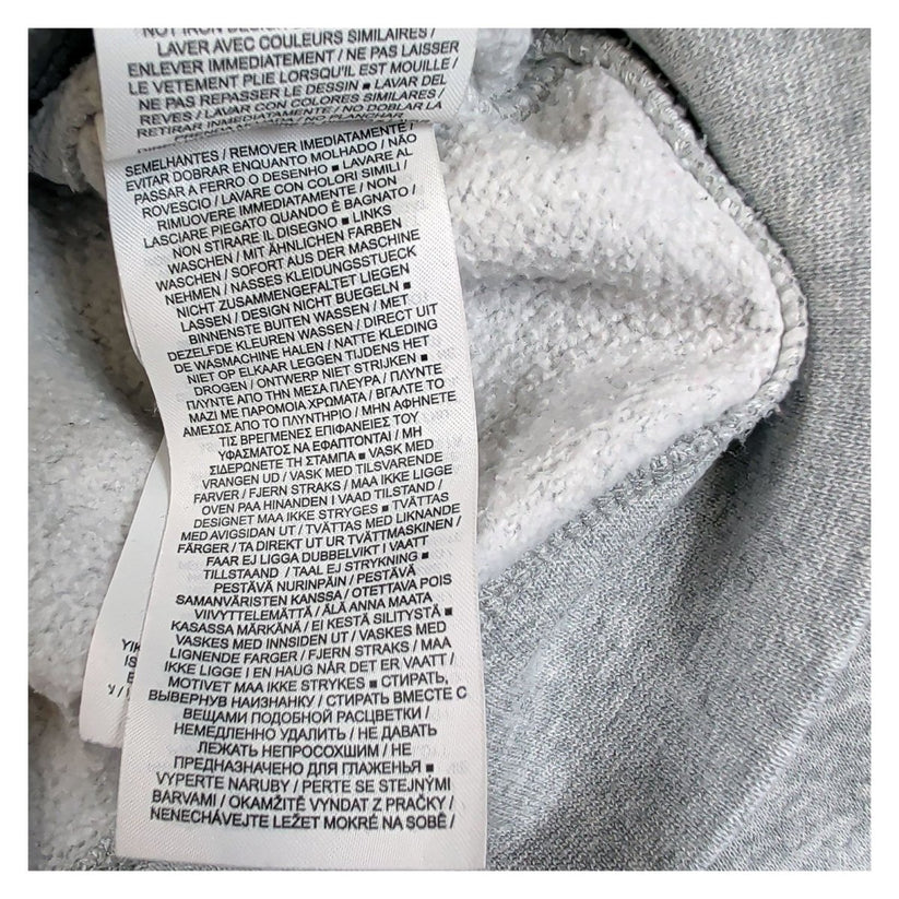 Nike Unisex Adults Hoodie XS Grey Red Graphic Cotton Blend – product photo 7 | RewearableUK