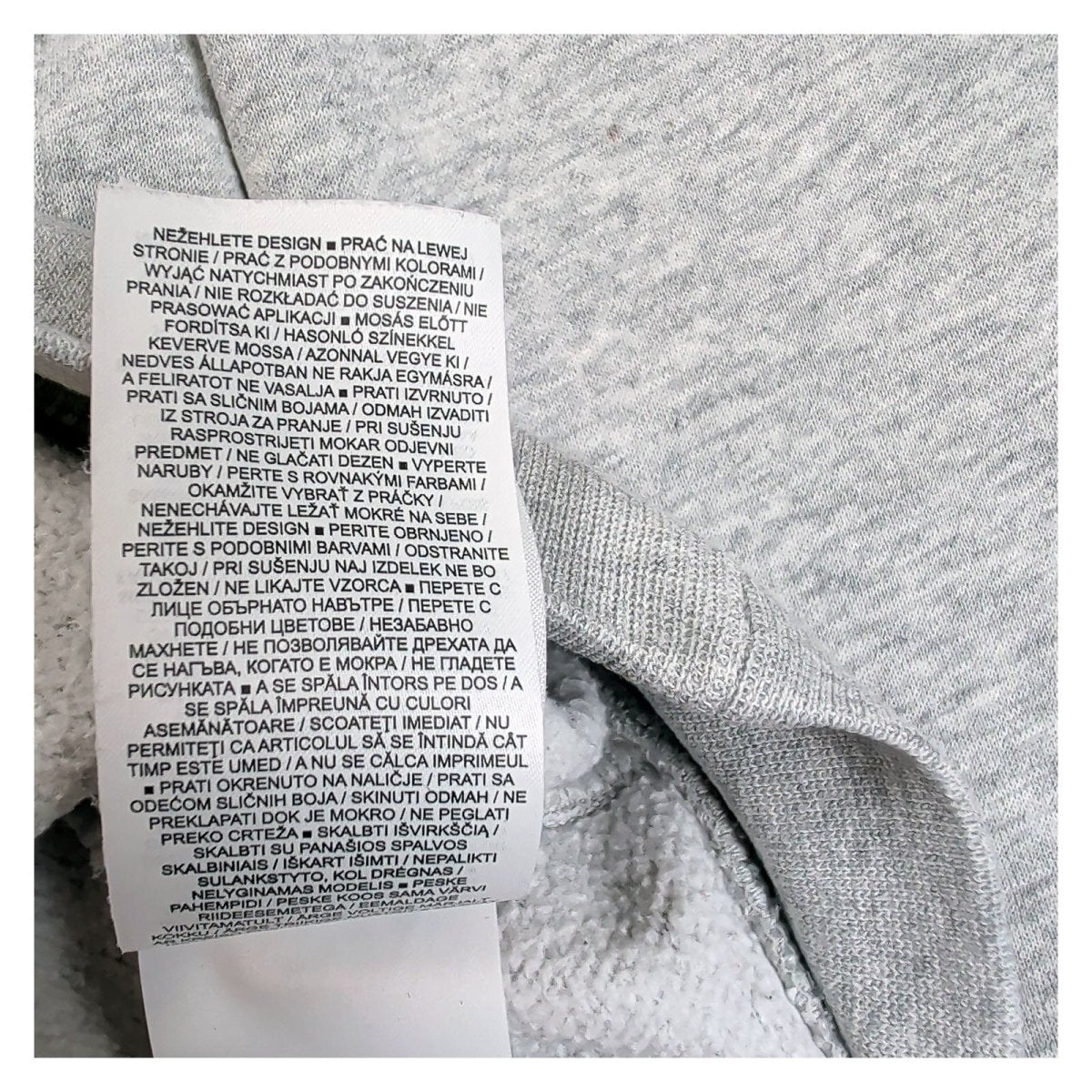 Nike Unisex Adults Hoodie XS Grey Red Graphic Cotton Blend – product photo 8 | RewearableUK