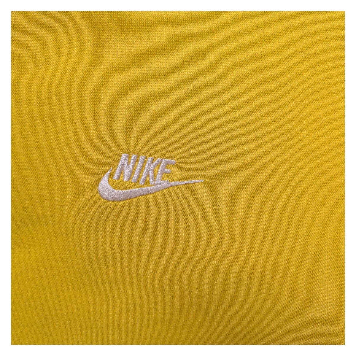Nike Unisex Adults Sweatshirt XS Yellow Embroidered Logo – product photo 3 | RewearableUK