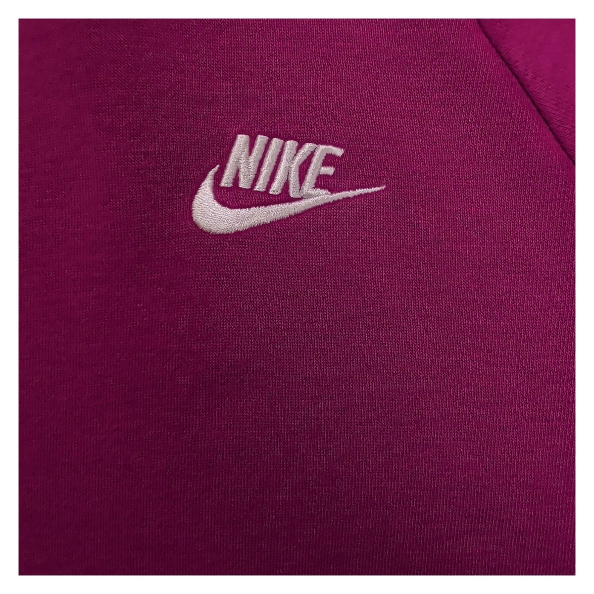 Nike Unisex Hoodie XS Purple Embroidered Logo – product photo 4 | RewearableUK