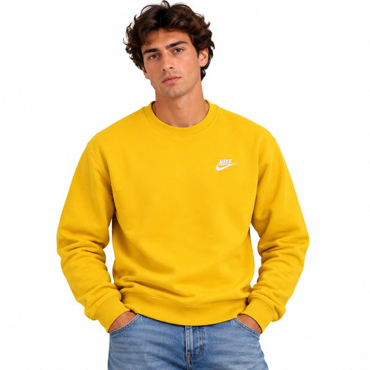 Nike Unisex Logo Sweatshirt XS Yellow – Fair – Sweatshirt product photo 1 | RewearableUK