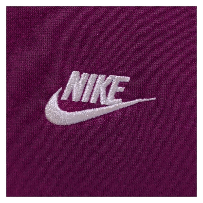 Nike Unisex Sweatshirt Medium Burgundy Embroidered Logo 80% Cotton – product photo 8 | RewearableUK