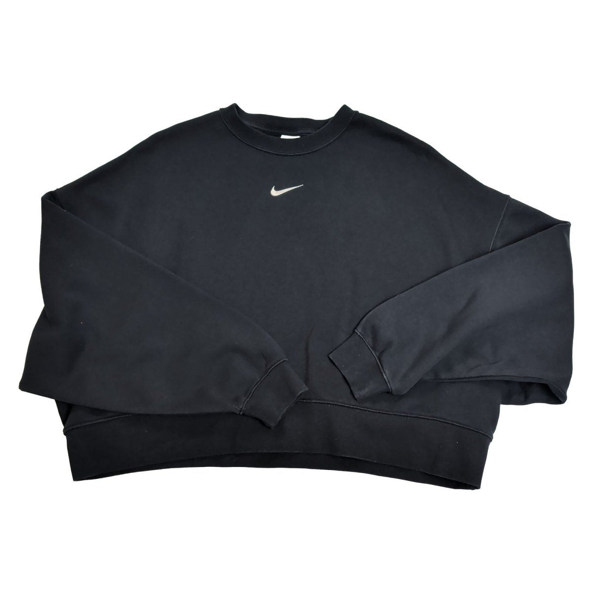 Nike Women Sweatshirt Medium Black Embroidered Swoosh Logo – product photo 2 | RewearableUK