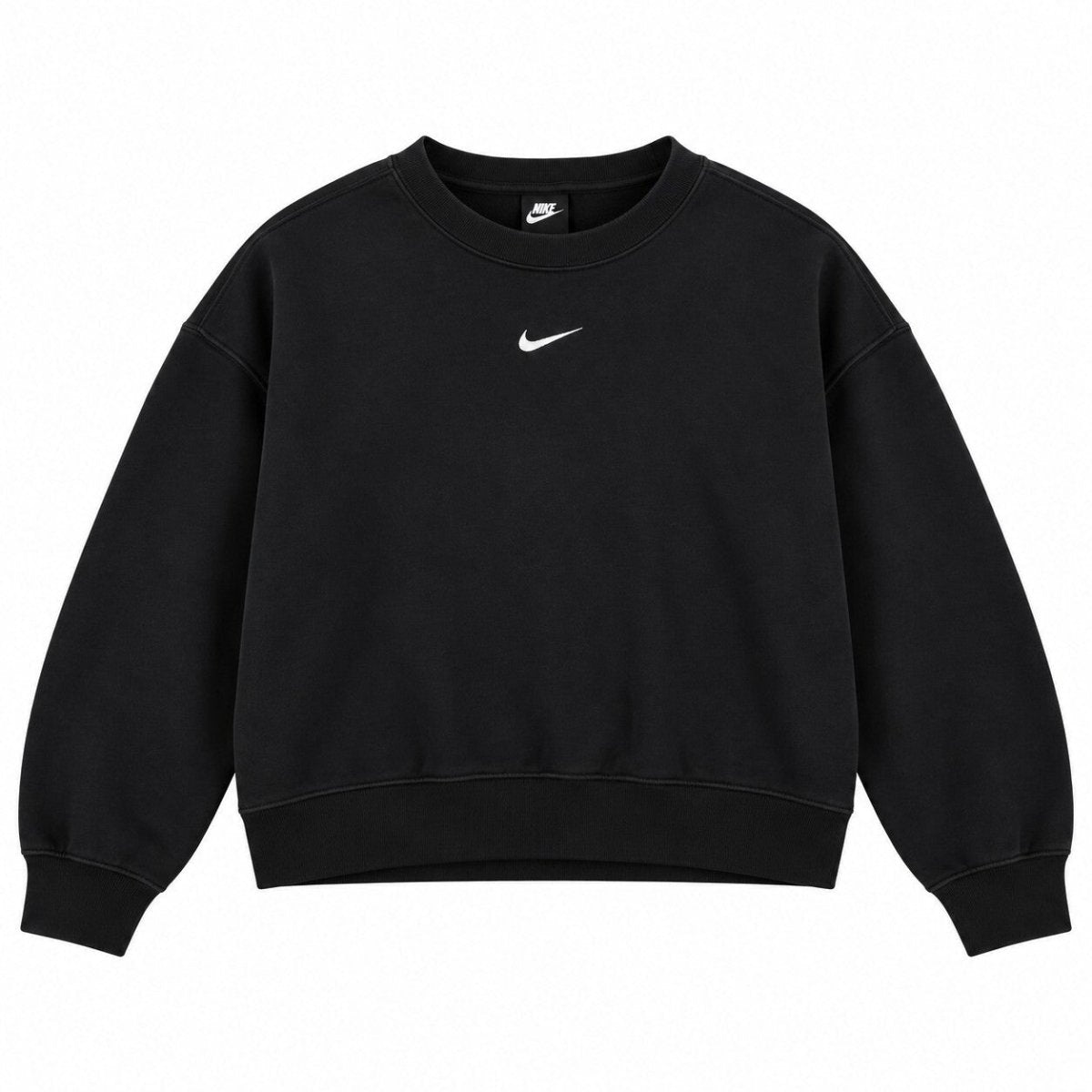 Nike Women Sweatshirt Medium Black Embroidered Swoosh Logo – product photo 1 | RewearableUK