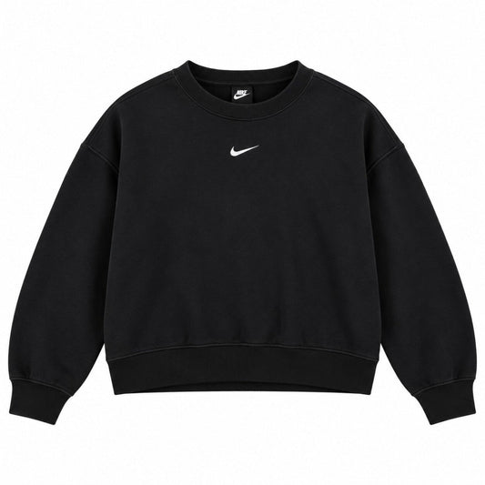 Nike Women Sweatshirt Medium Black Embroidered Swoosh Logo – product photo 1 | RewearableUK