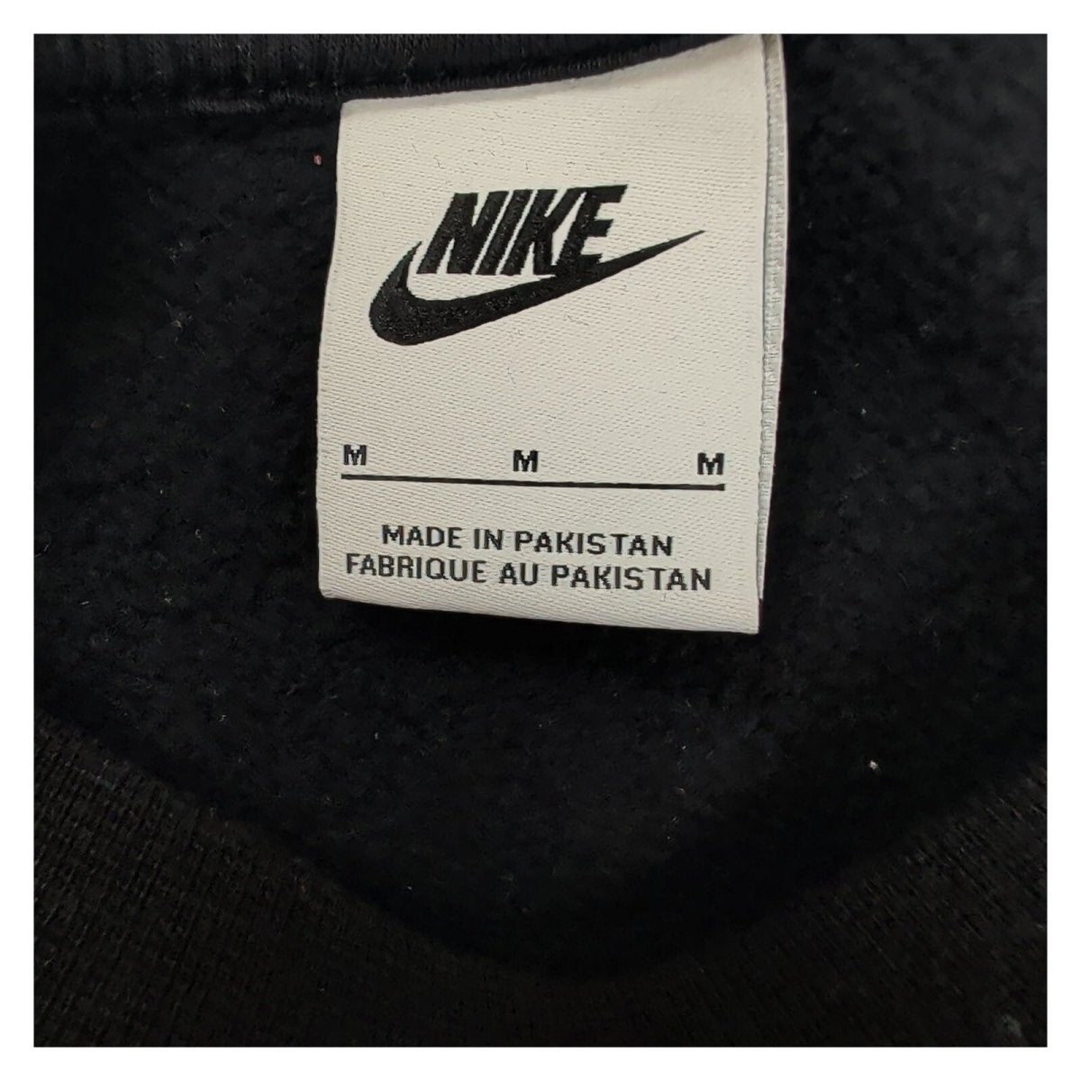 Nike Women Sweatshirt Medium Black Embroidered Swoosh Logo – product photo 6 | RewearableUK