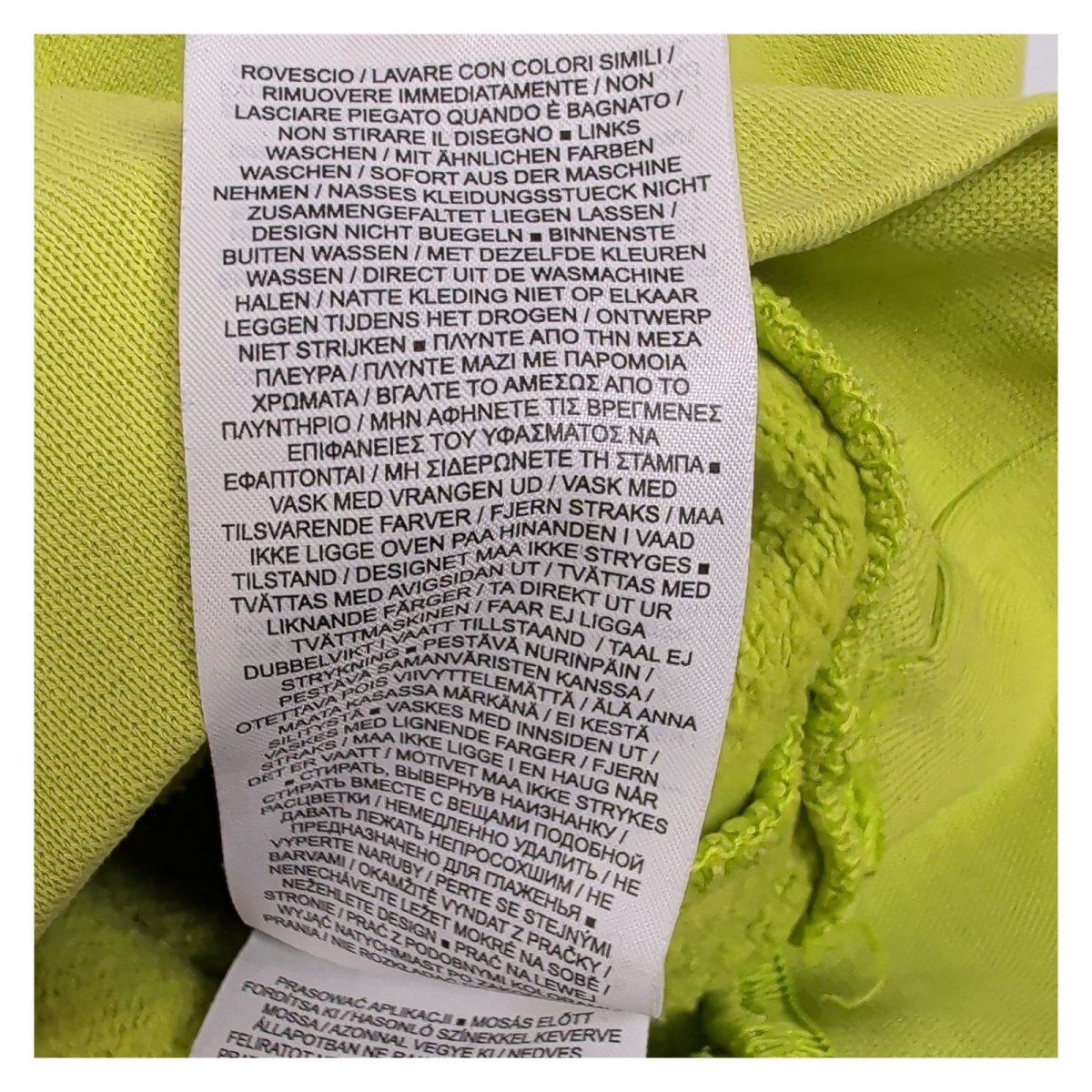 Nike Women Sweatshirt S Lime Green Embroidered Logo 80% Cotton 20% Polyester – product photo 9 | RewearableUK