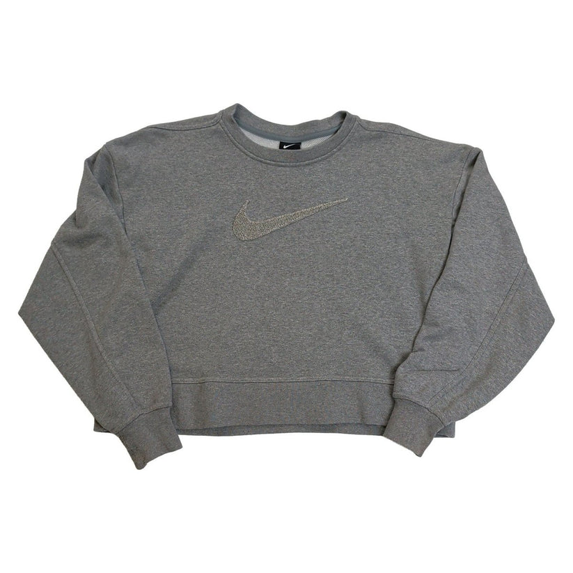 Nike Women Sweatshirt XS Grey Embroidered Swoosh 61% Cotton 39% Polyester – product photo 2 | RewearableUK