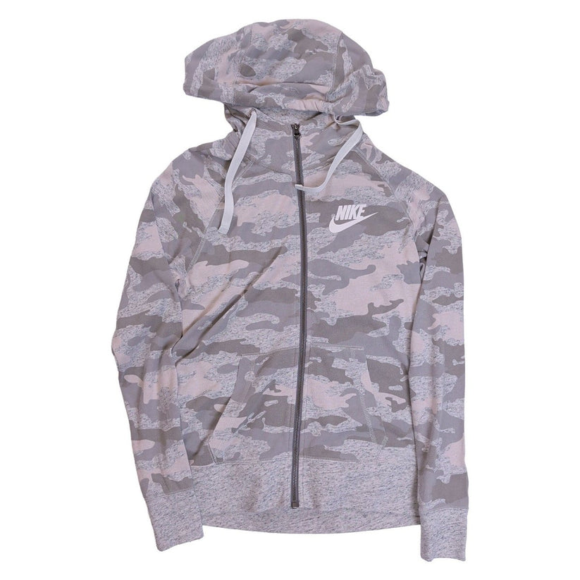 Nike Women's Hoodie Size S Grey Camo Print – product photo 1 | RewearableUK