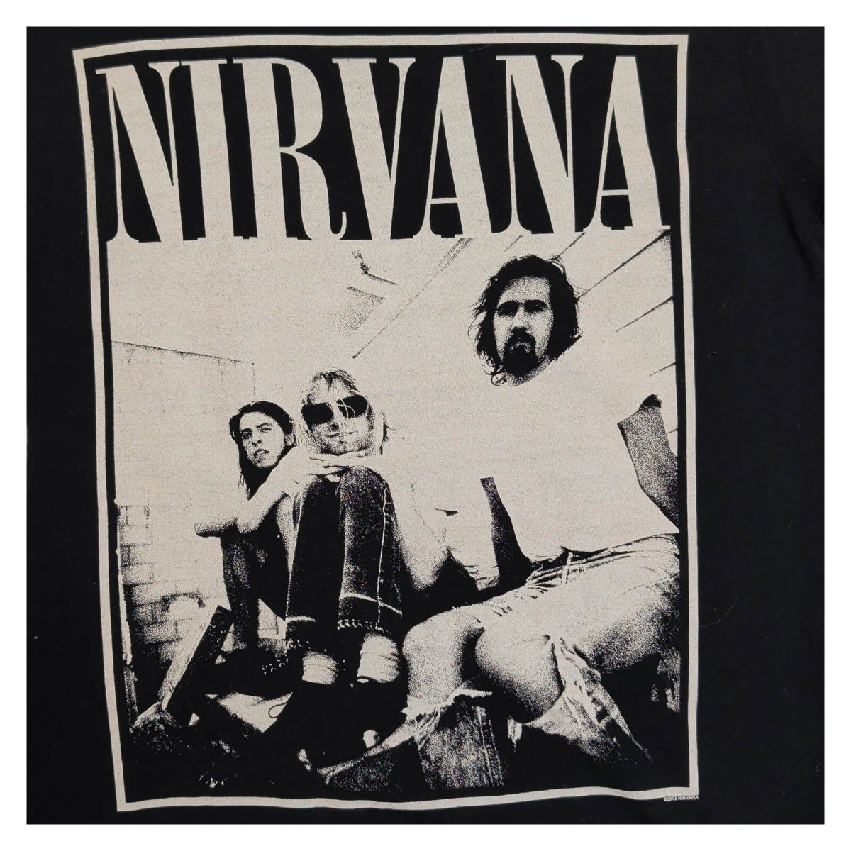 Nirvana Band T-Shirt Mens S Black 2013 Photo Graphic Grunge Rock Tee – product photo 2 | RewearableUK