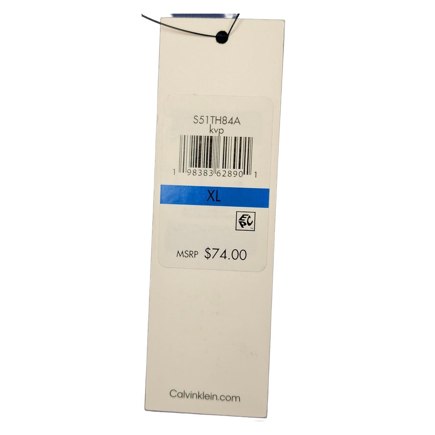 NWT Calvin Klein Periwinkle Blue Ruffle Blouse Top Size XL (UK 16 - 18) (See Stain by Calvin Klein – | RewearableUK