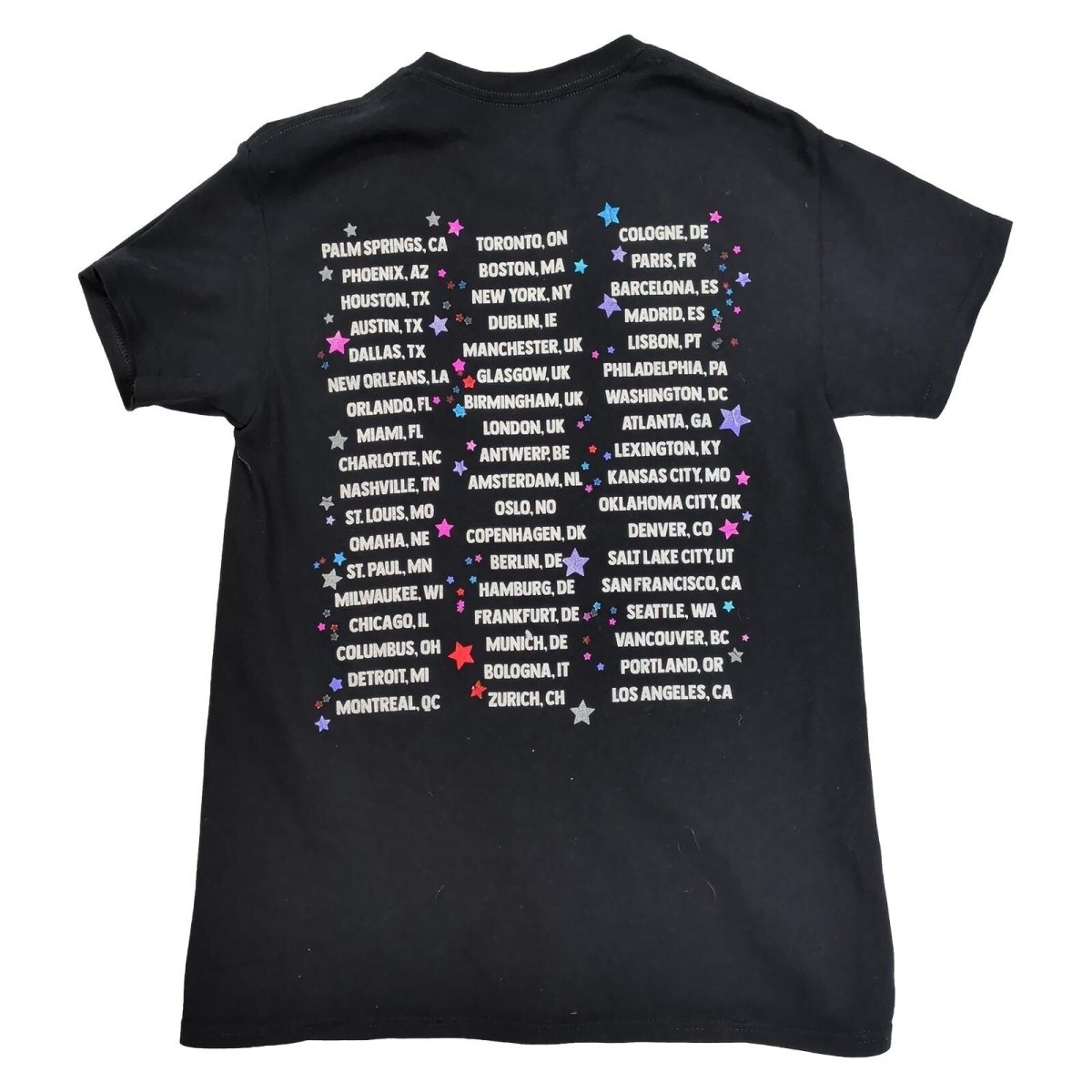 Olivia Rodrigo Spill Ur GUTS 2024 Tour T-Shirt S Black Official – Music T-Shirt product photo 2 | RewearableUK