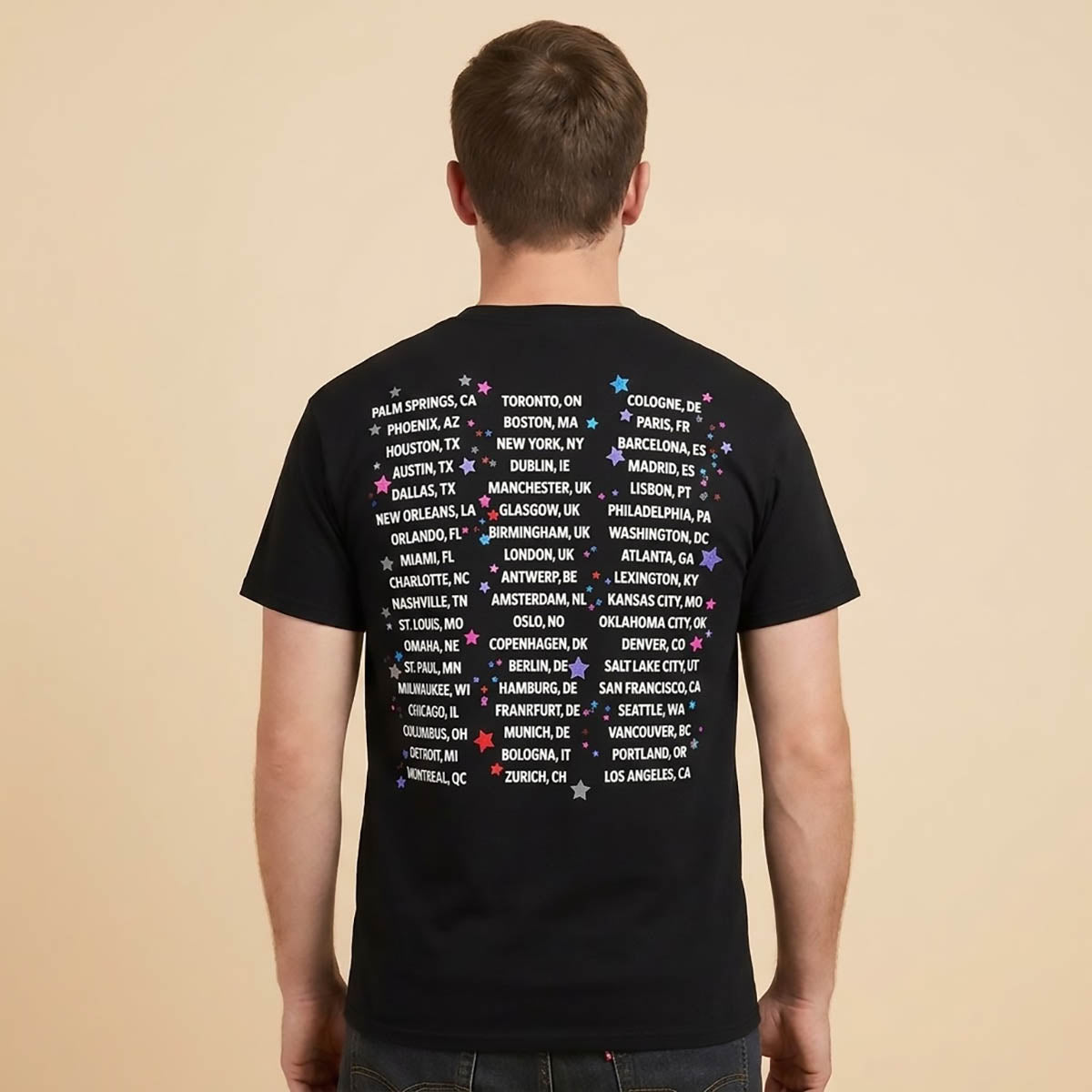 Olivia Rodrigo Spill Ur GUTS 2024 Tour T-Shirt S Black Official – Music T-Shirt product photo 2 | RewearableUK