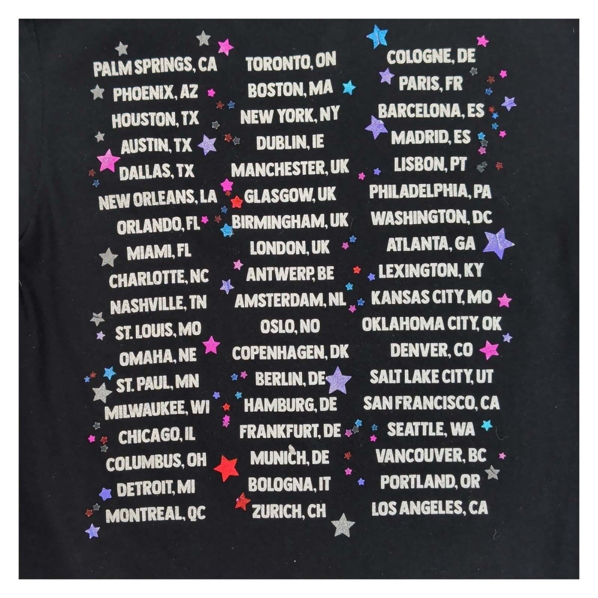 Olivia Rodrigo Spill Ur GUTS 2024 Tour T-Shirt S Black Official – Music T-Shirt product photo 4 | RewearableUK