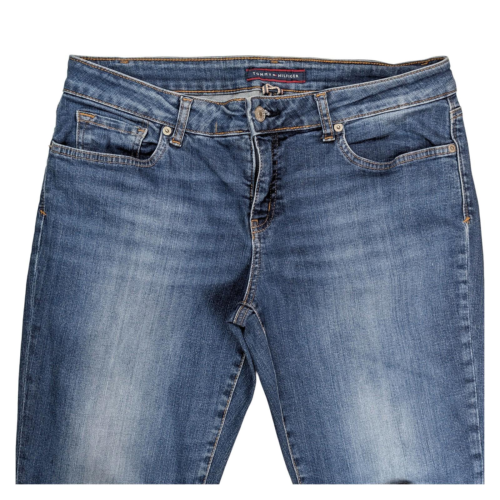 ommy Hilfiger Straight Jeans Size 10 R Blue Stretch Medium Wash Denim Womens by Tommy Hilfiger – | RewearableUK