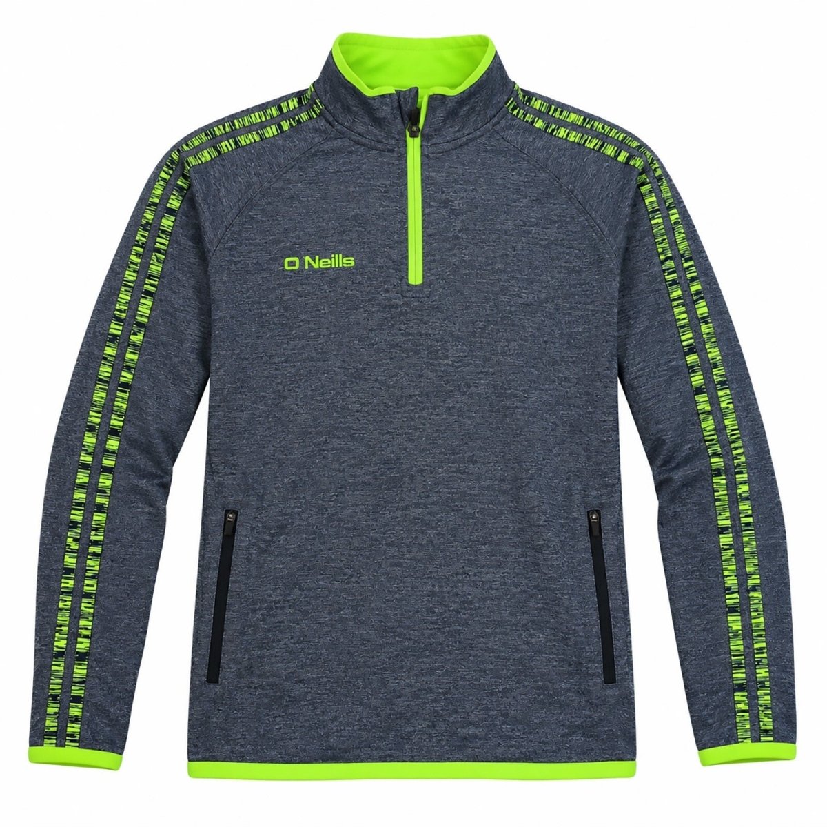 O'Neills Men's Sweatshirt Medium Grey Neon Striped – product photo 1 | RewearableUK