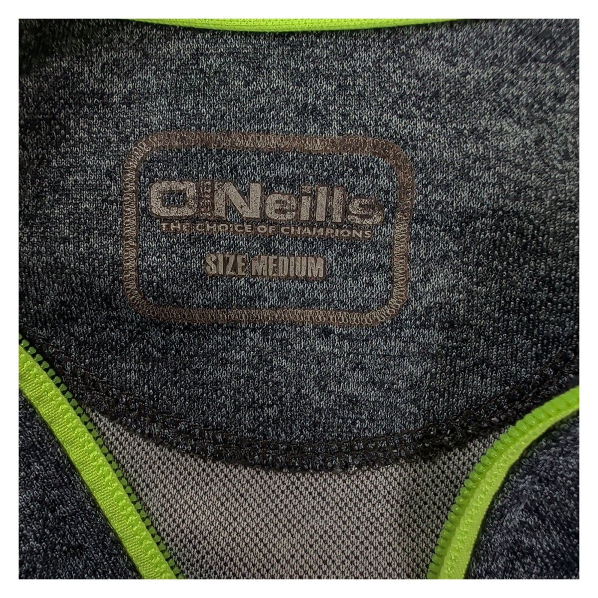 O'Neills Men's Sweatshirt Medium Grey Neon Striped – product photo 6 | RewearableUK