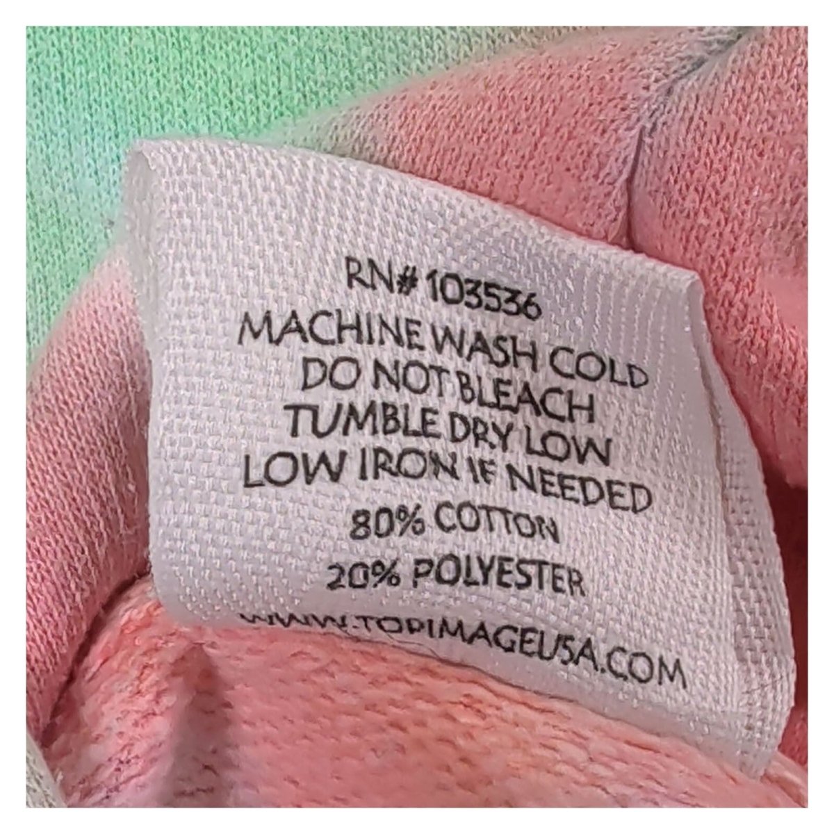 Oregon Coast Bandon Tie Dye Hoodie RMW Ragwear USA Size S Pastel Pullover – product photo 4 | RewearableUK