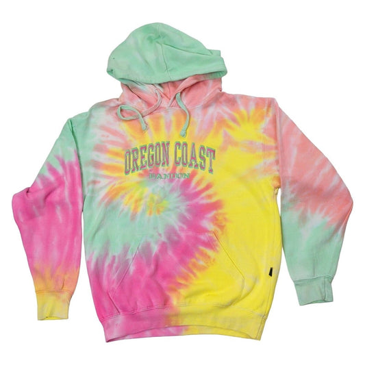 Oregon Coast Bandon Tie Dye Hoodie RMW Ragwear USA Size S Pastel Pullover – product photo 1 | RewearableUK