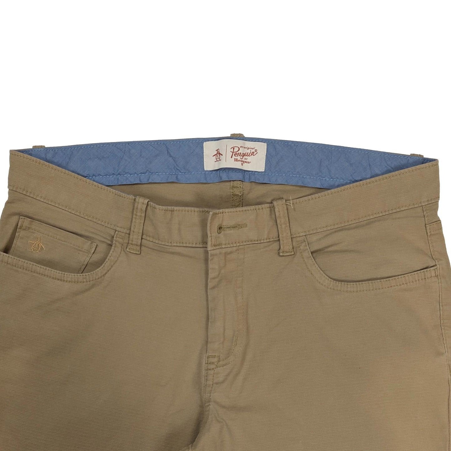 original penguin mens trousers chinos w 32 l 32 khaki beige 5 pocket by Original Penguin – | RewearableUK