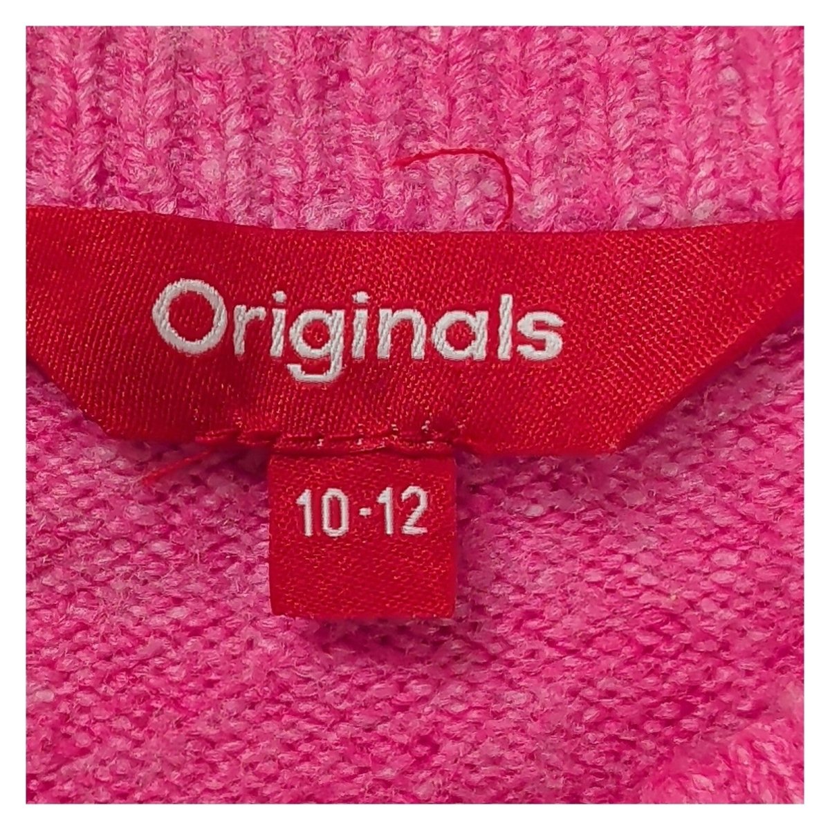 Originals Merry Cherry Christmas Jumper UK 10-12 Pink Sequin Xmas Sweater – product photo 3 | RewearableUK