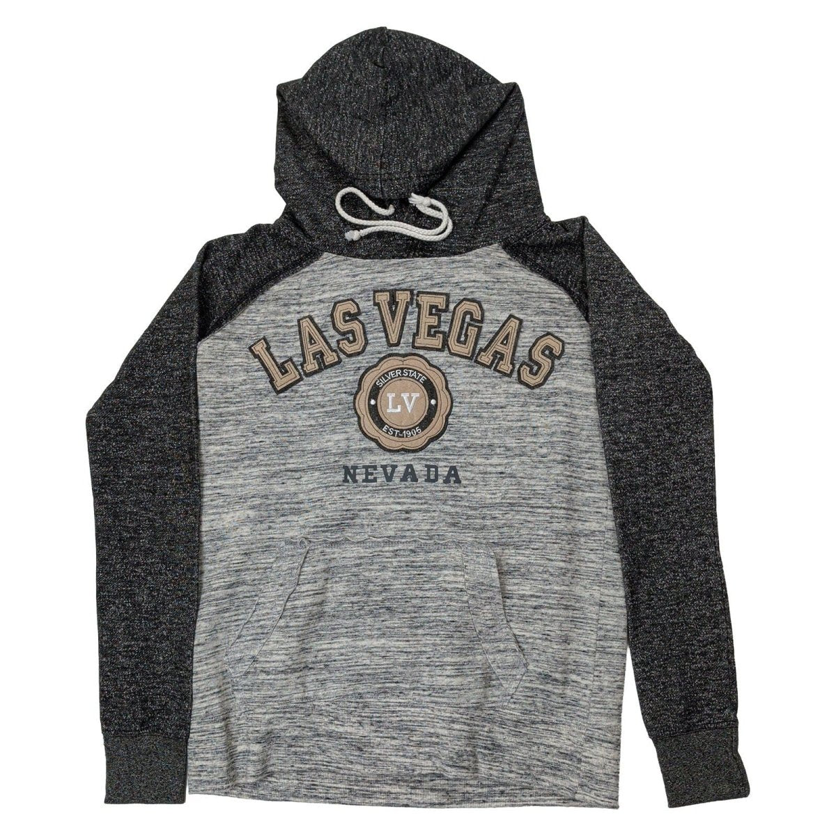 Passion-I Women's Las Vegas Hoodie S Grey Black Varsity Pullover Sweatshirt – product photo 1 | RewearableUK