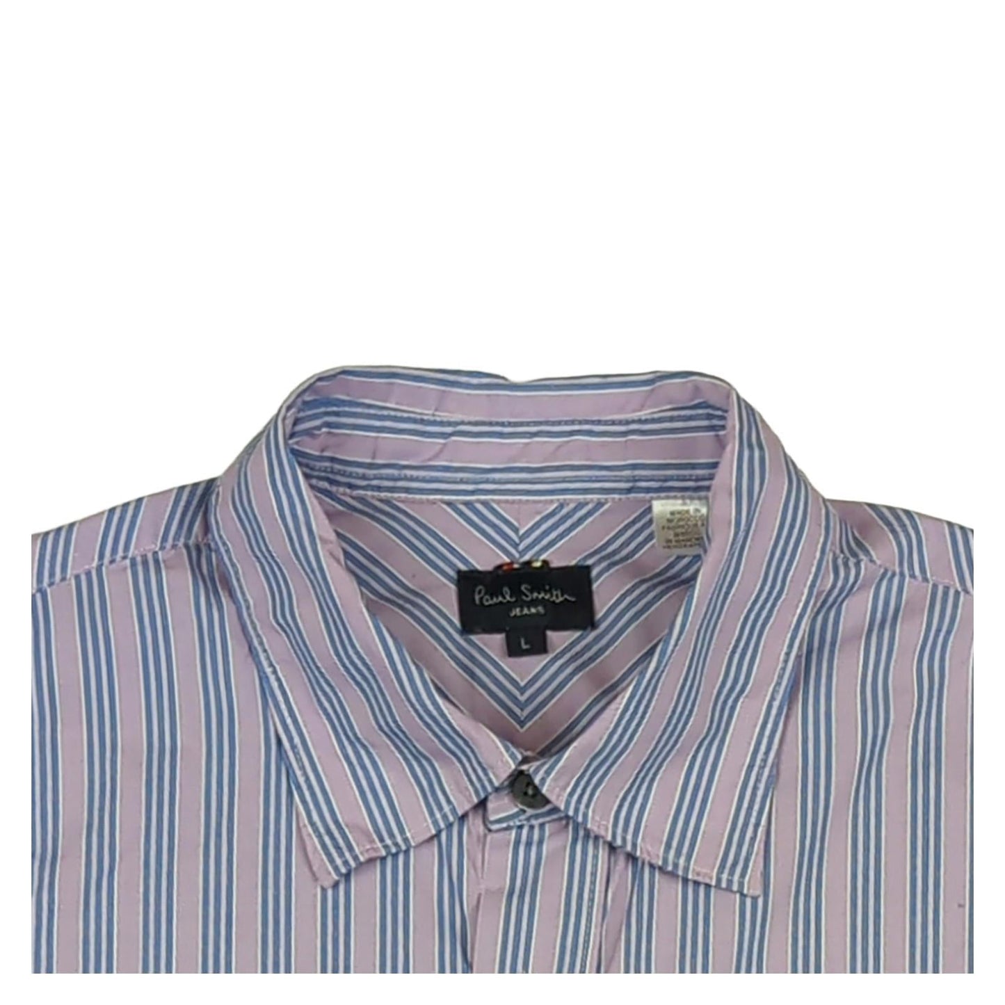 Paul Smith Paul Smith Shirt Size Large Purple Striped Cotton Smart Casual SWD - 2 - 13 shirt RewearableUK