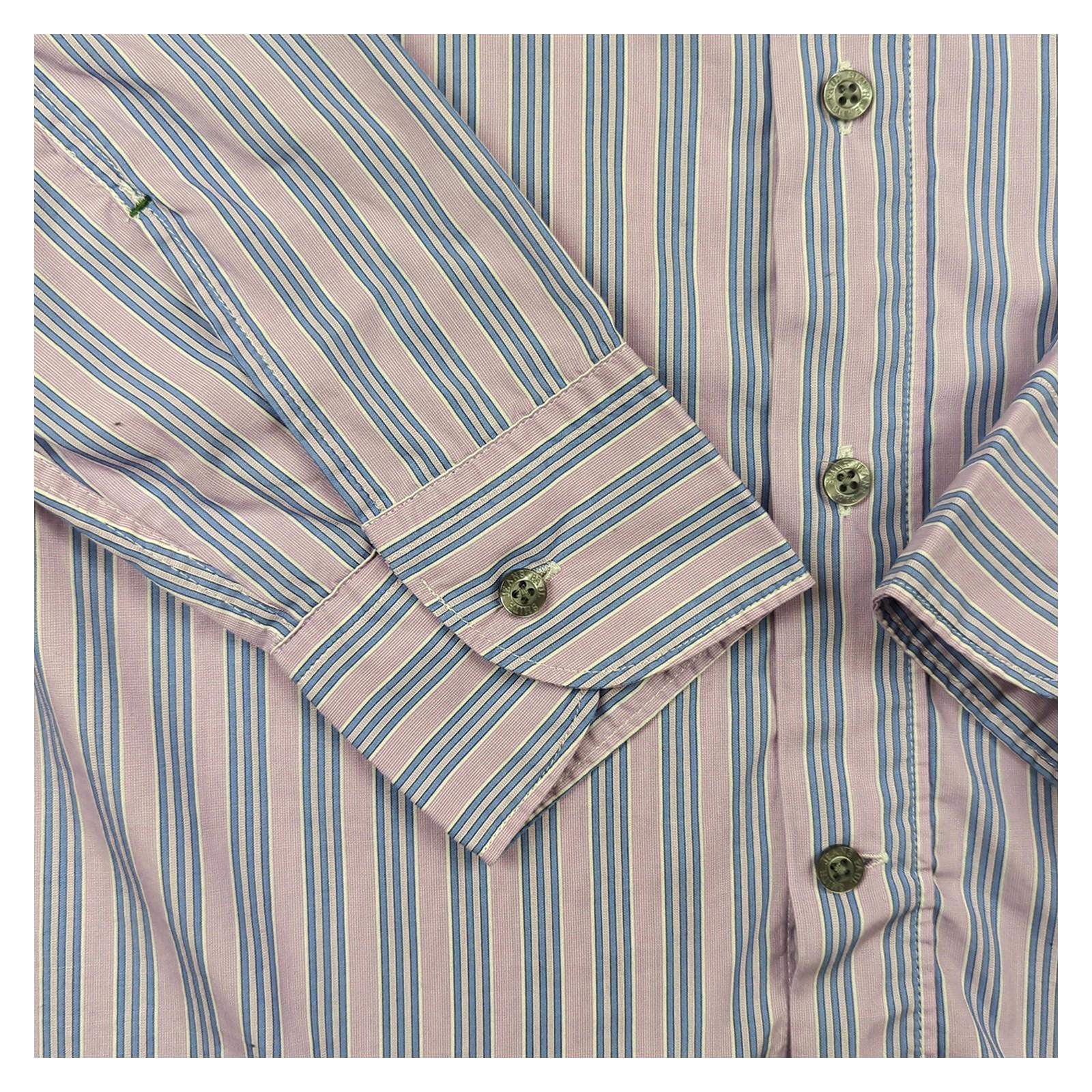 Paul Smith Paul Smith Shirt Size Large Purple Striped Cotton Smart Casual SWD - 2 - 13 shirt RewearableUK