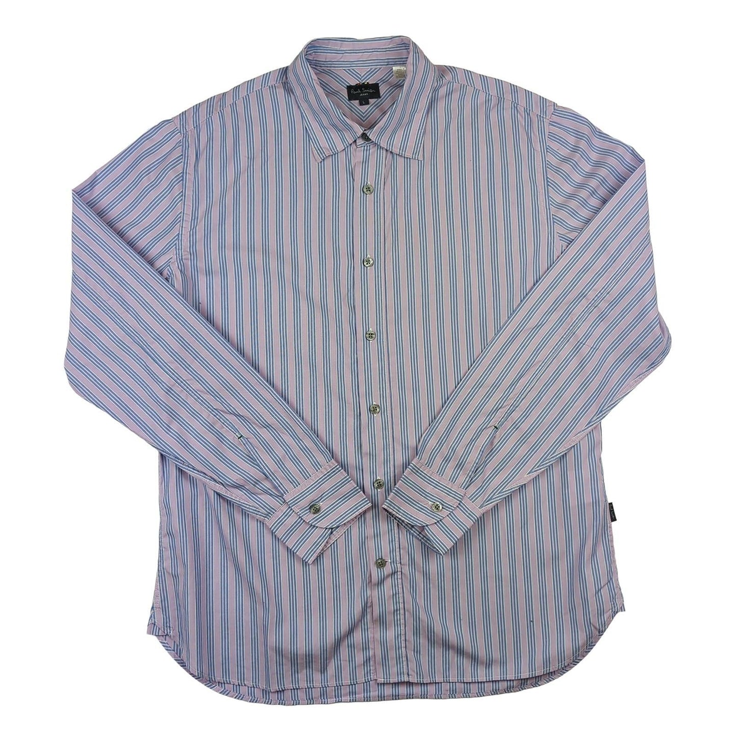 Paul Smith Paul Smith Shirt Size Large Purple Striped Cotton Smart Casual SWD - 2 - 13 shirt RewearableUK