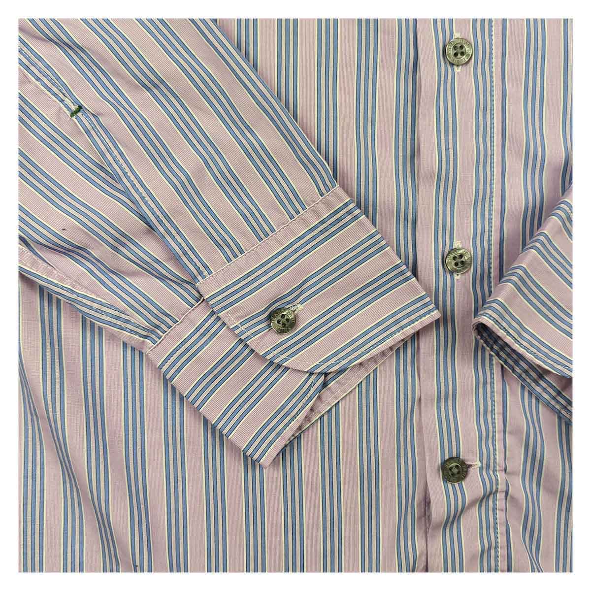 Paul Smith Striped Long Sleeve Shirt Purple | Men's Large by Paul Smith – shirt | RewearableUK