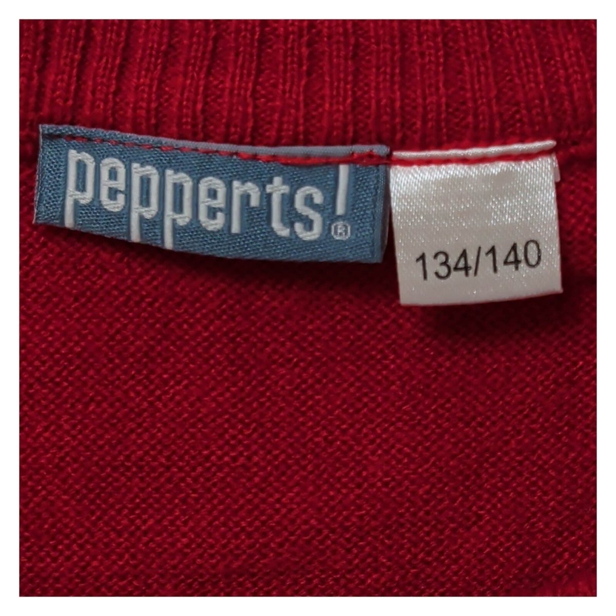 Pepperts Girls Christmas Jumper Dress Age 8-10 Red Fair Isle Longline Knit – Christmas Jumper Dress product photo 4 | RewearableUK