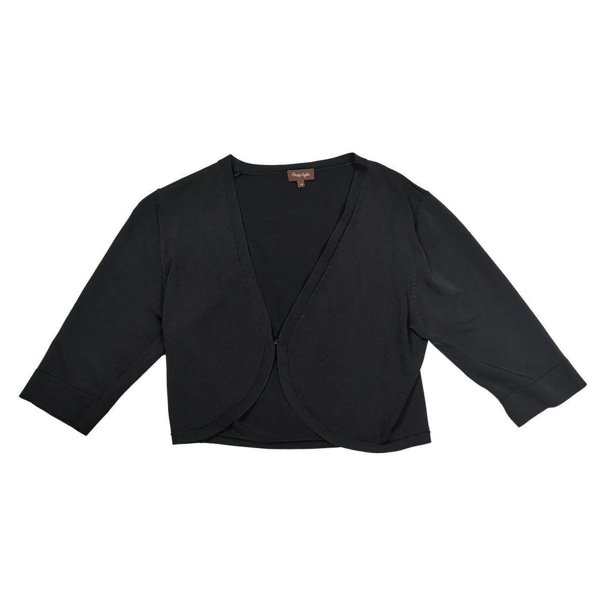 Phase Eight Black Cropped Bolero Cardigan UK 14 3/4 Sleeve Viscose Blend – product photo 3 | RewearableUK
