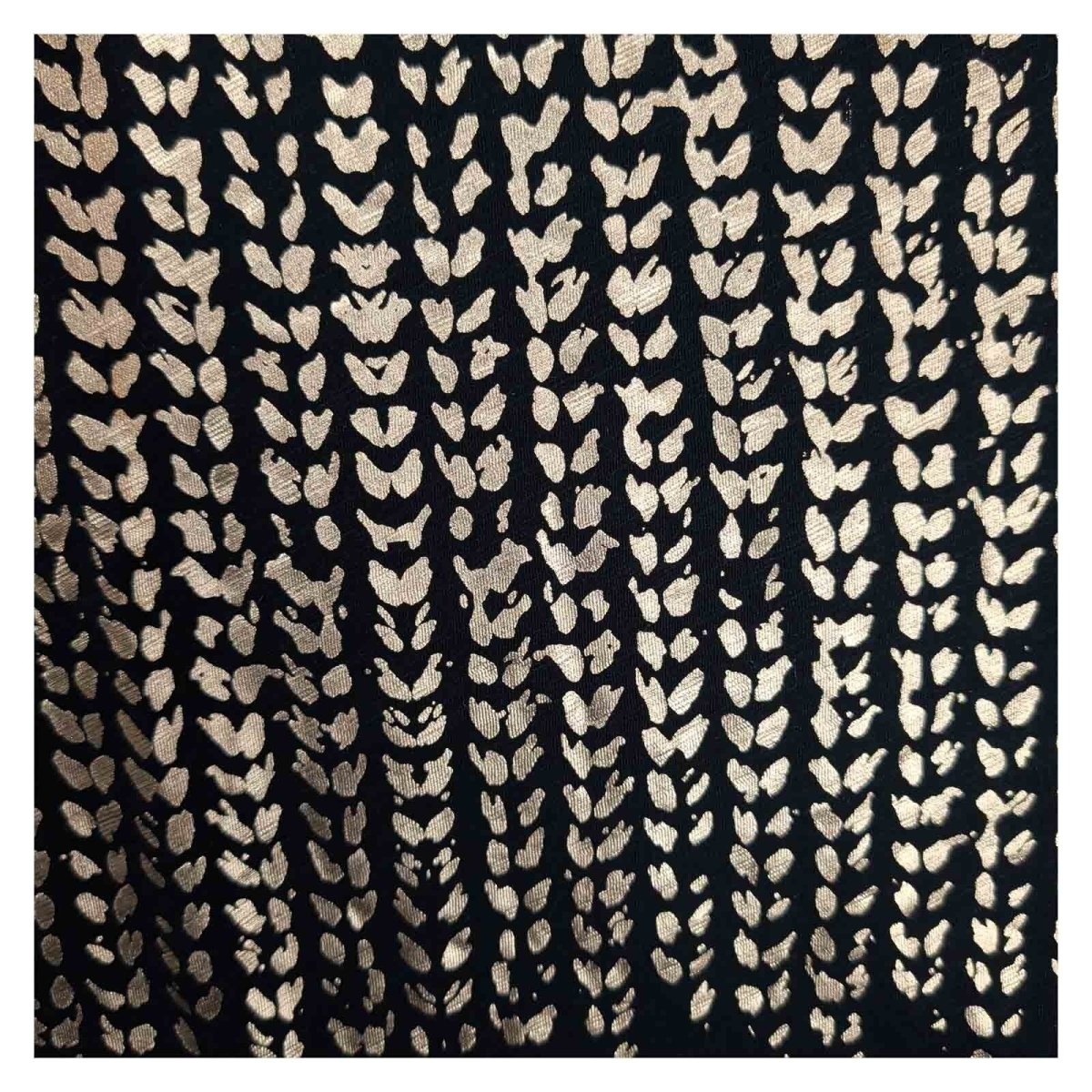 Phase Eight Black Gold Foil Heart Print Batwing Top UK 12 Cotton 3/4 Sleeve – product photo 3 | RewearableUK