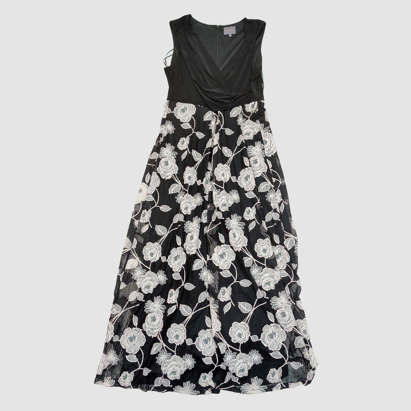 Phase Eight Black White Floral Maxi Dress UK 18 Sleeveless Occasion by Phase Eight – DRESSING | RewearableUK