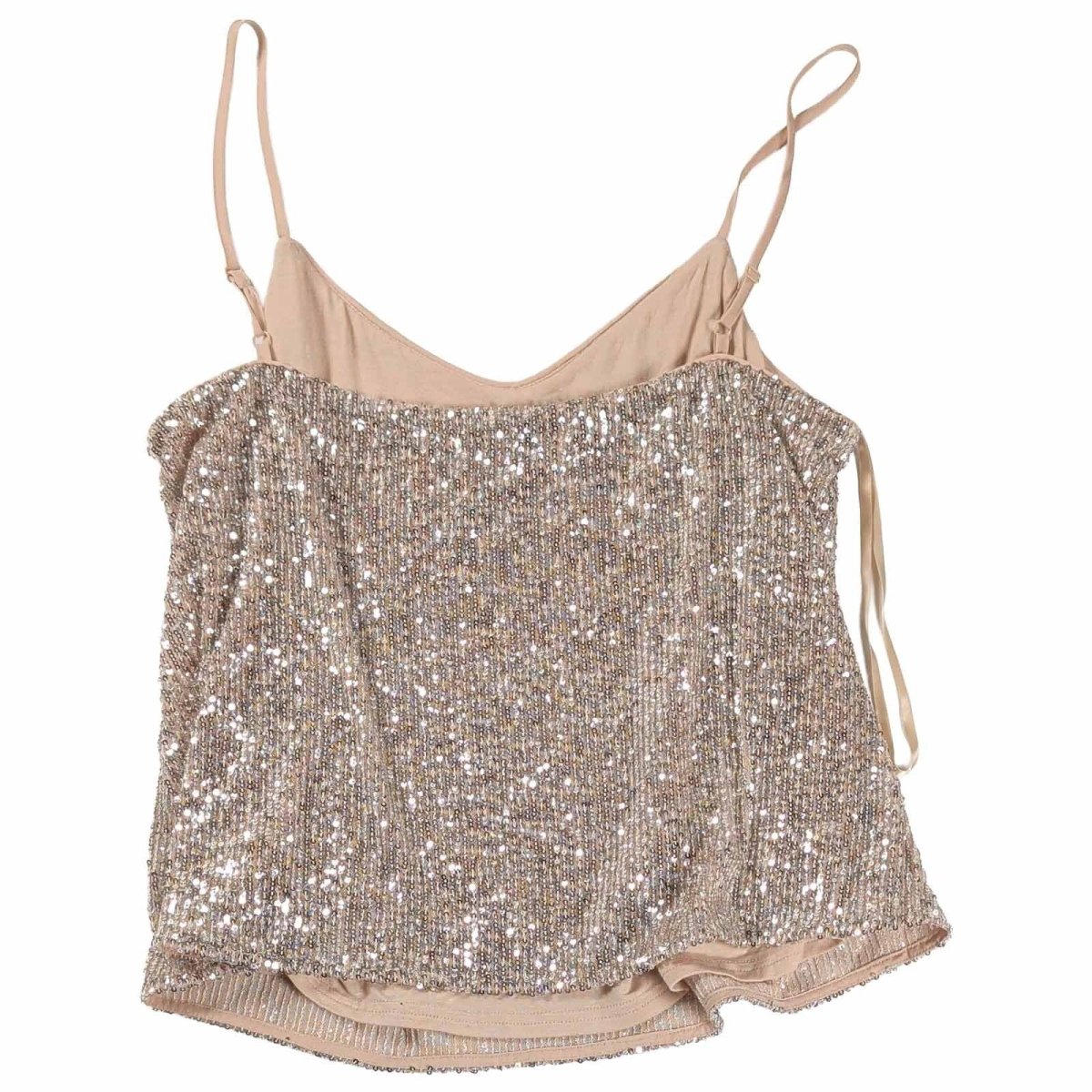 Phase Eight Ivy Sequin Camisole Top UK 14 Champagne Gold – product photo 2 | RewearableUK