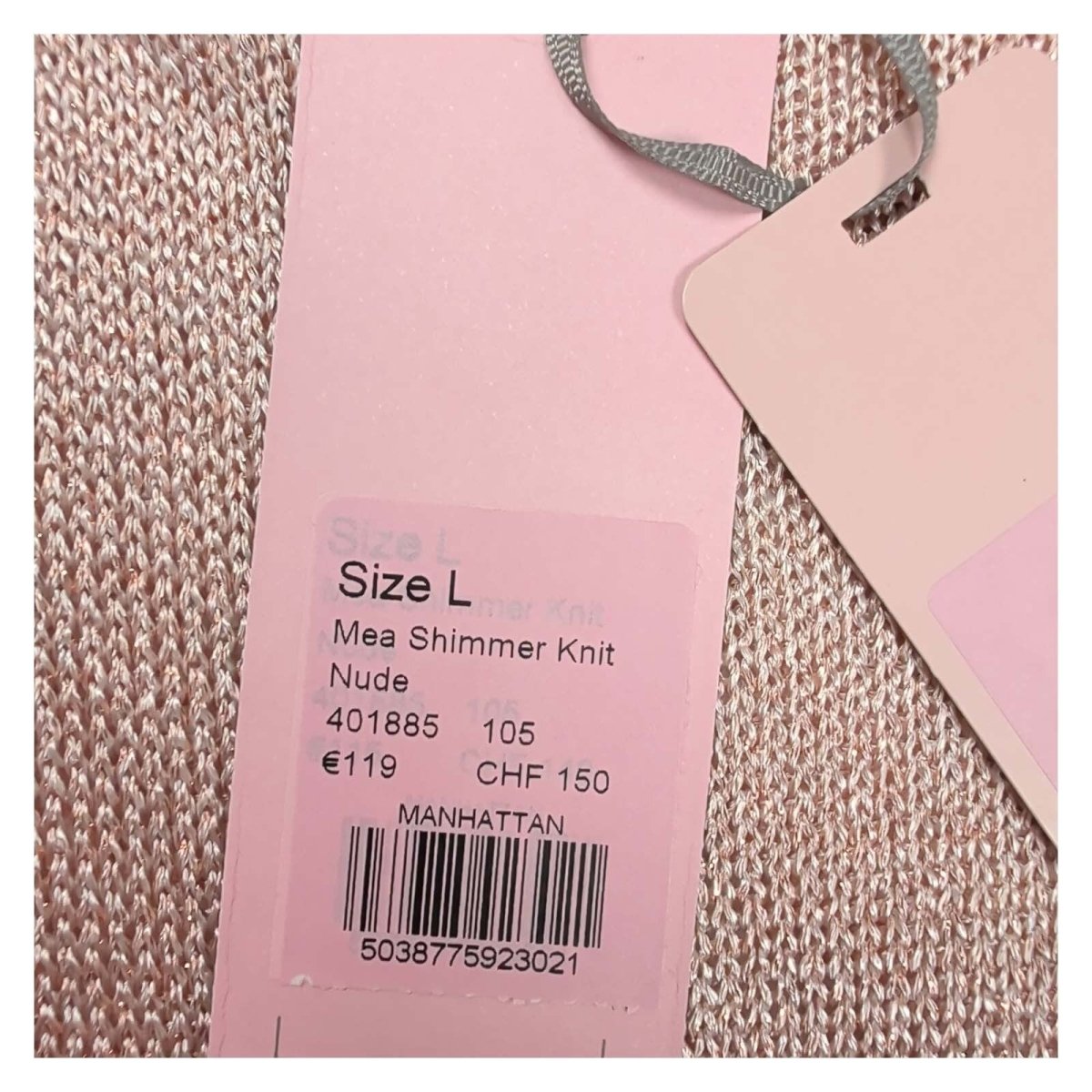 Phase Eight Mea Nude Shimmer Knit Jumper L UK 16 18 NWT Necklace Missing – product photo 4 | RewearableUK