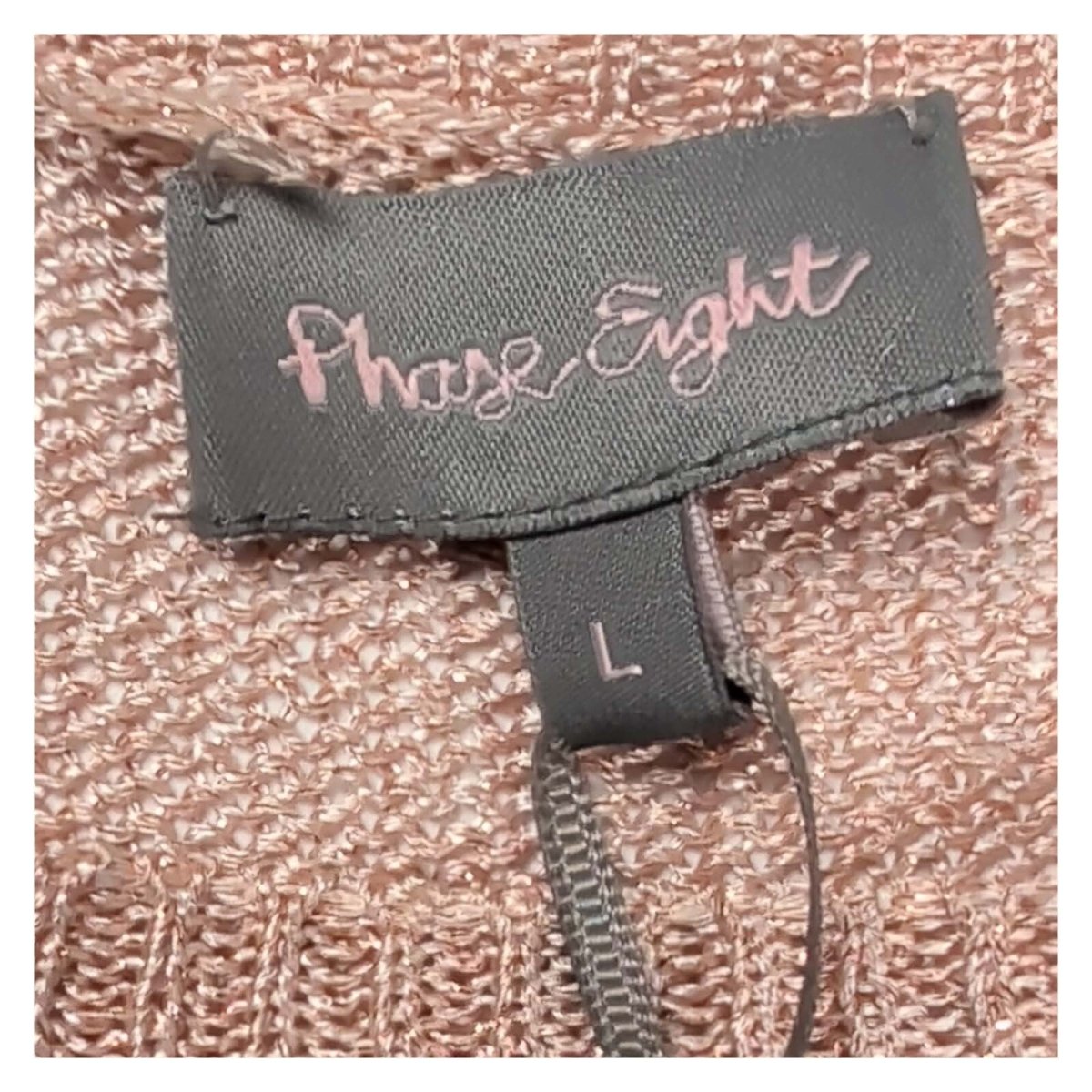 Phase Eight Mea Nude Shimmer Knit Jumper L UK 16 18 NWT Necklace Missing – product photo 3 | RewearableUK