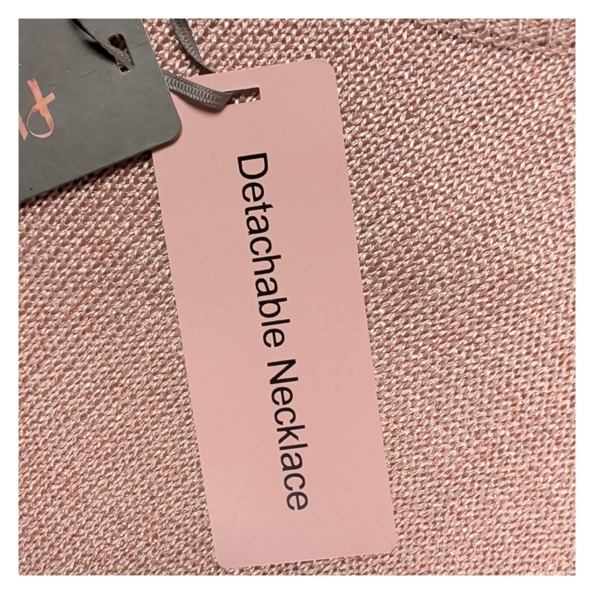 Phase Eight Mea Nude Shimmer Knit Jumper L UK 16 18 NWT Necklace Missing – product photo 2 | RewearableUK