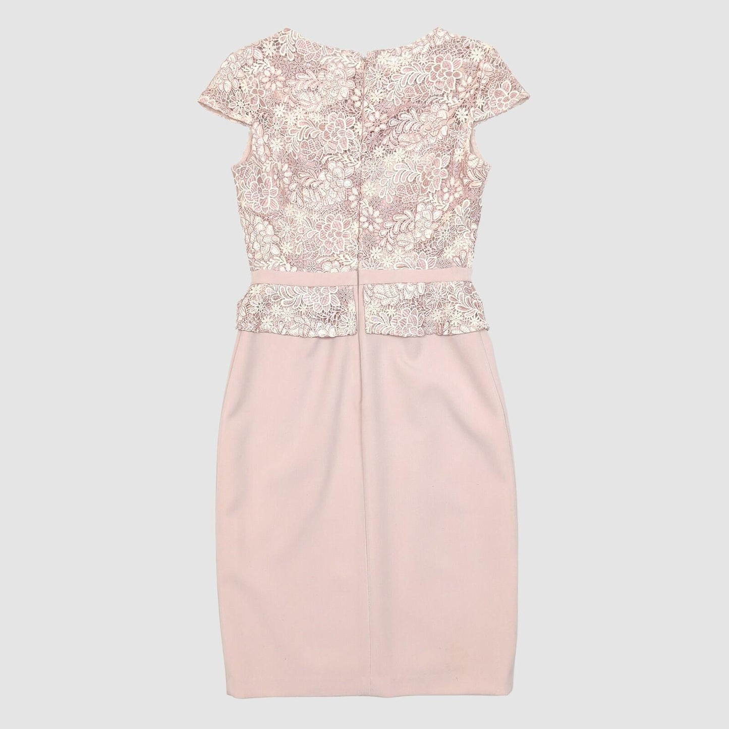 Phase Eight Nude Lace Pencil Dress UK 10 Elegant Occasion Knee Length by Phase Eight – | RewearableUK