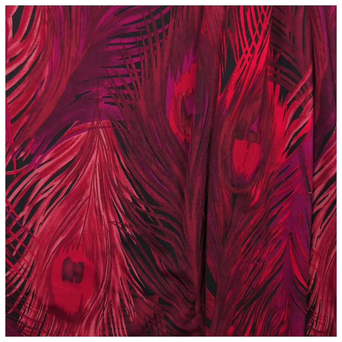 Phase Eight Pink Feather Print Dress UK 16 Stretch Occasion Party by Phase Eight – | RewearableUK
