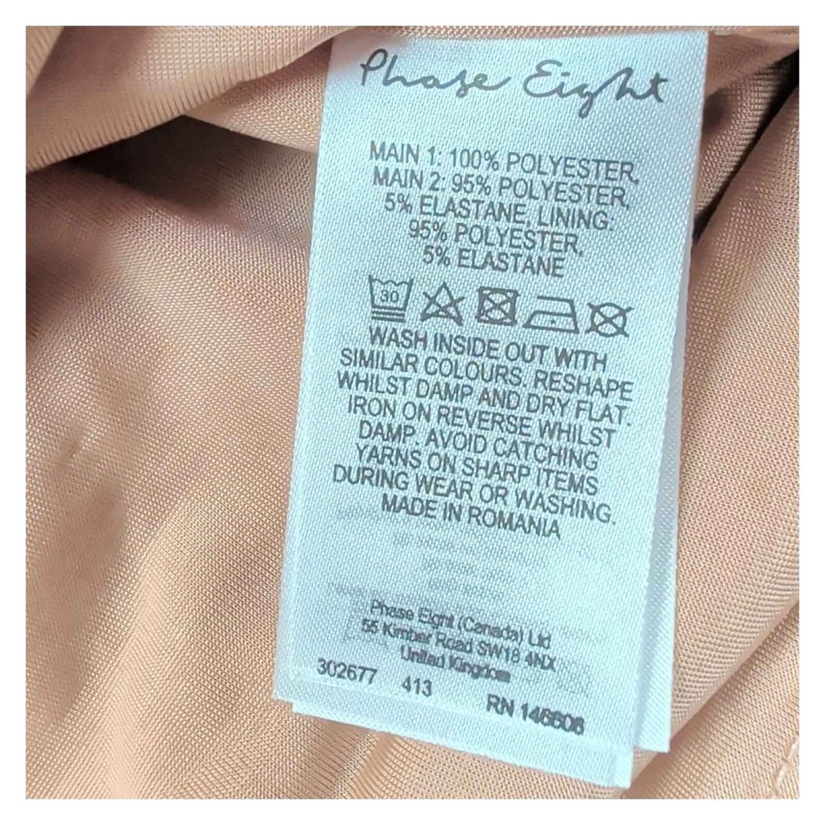 Phase Eight Sequin Top UK 10 Rose Gold Short Sleeve Party Occasion – product photo 4 | RewearableUK