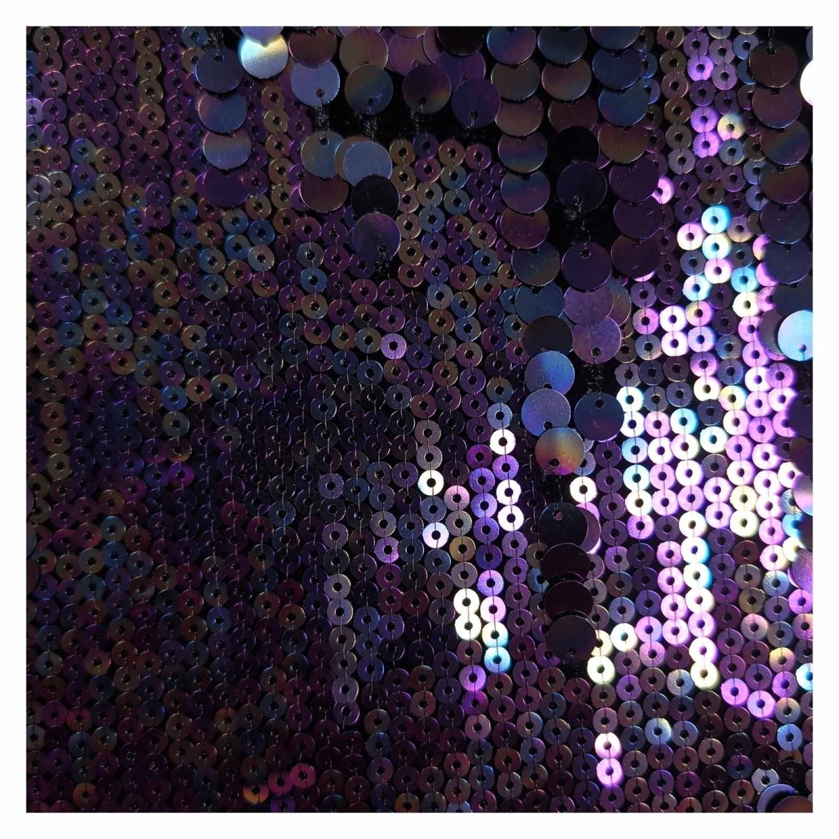 Phase Eight Sequin Top UK 14 Black Purple Iridescent Sleeveless Party Blouse – product photo 3 | RewearableUK