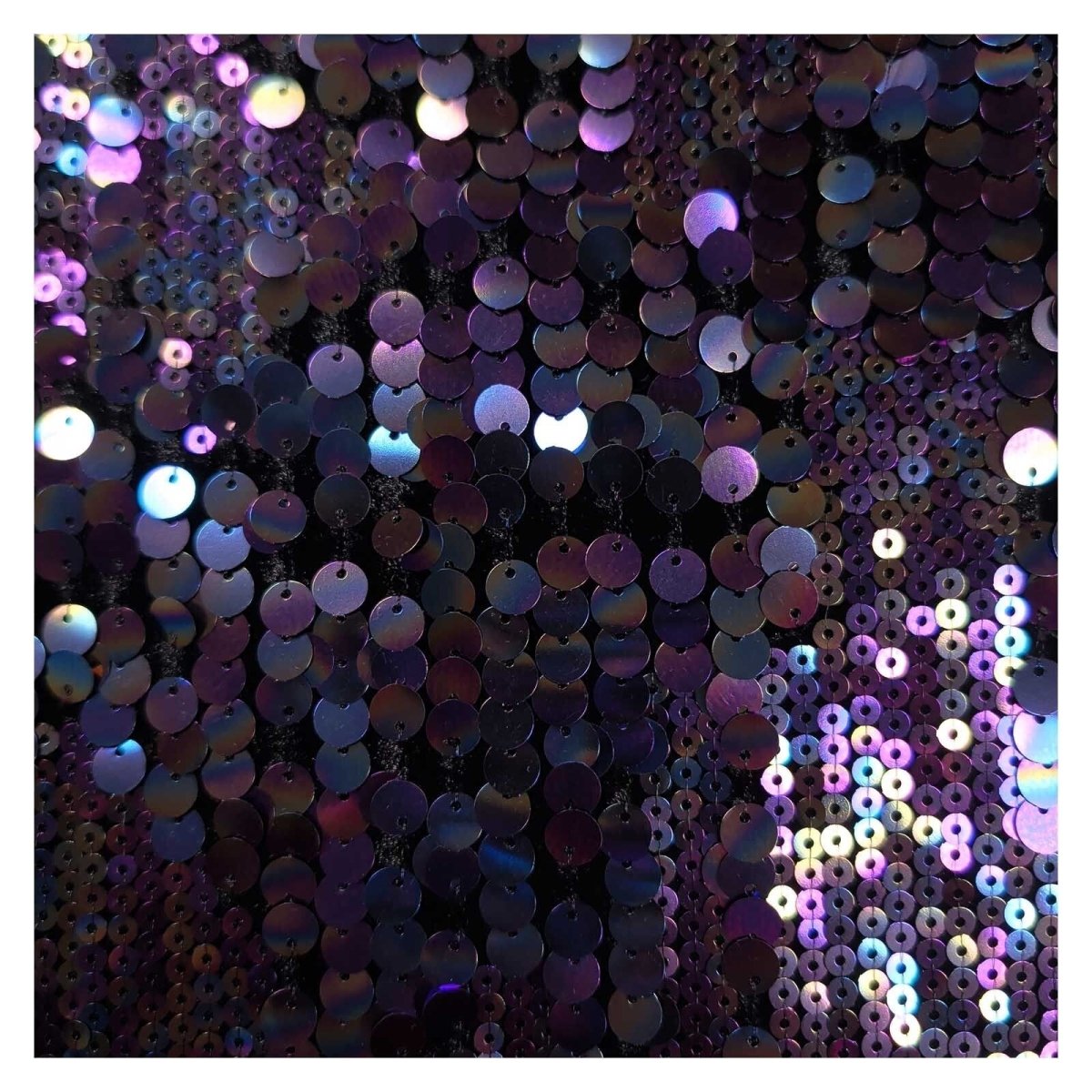 Phase Eight Sequin Top UK 14 Black Purple Iridescent Sleeveless Party Blouse – product photo 2 | RewearableUK