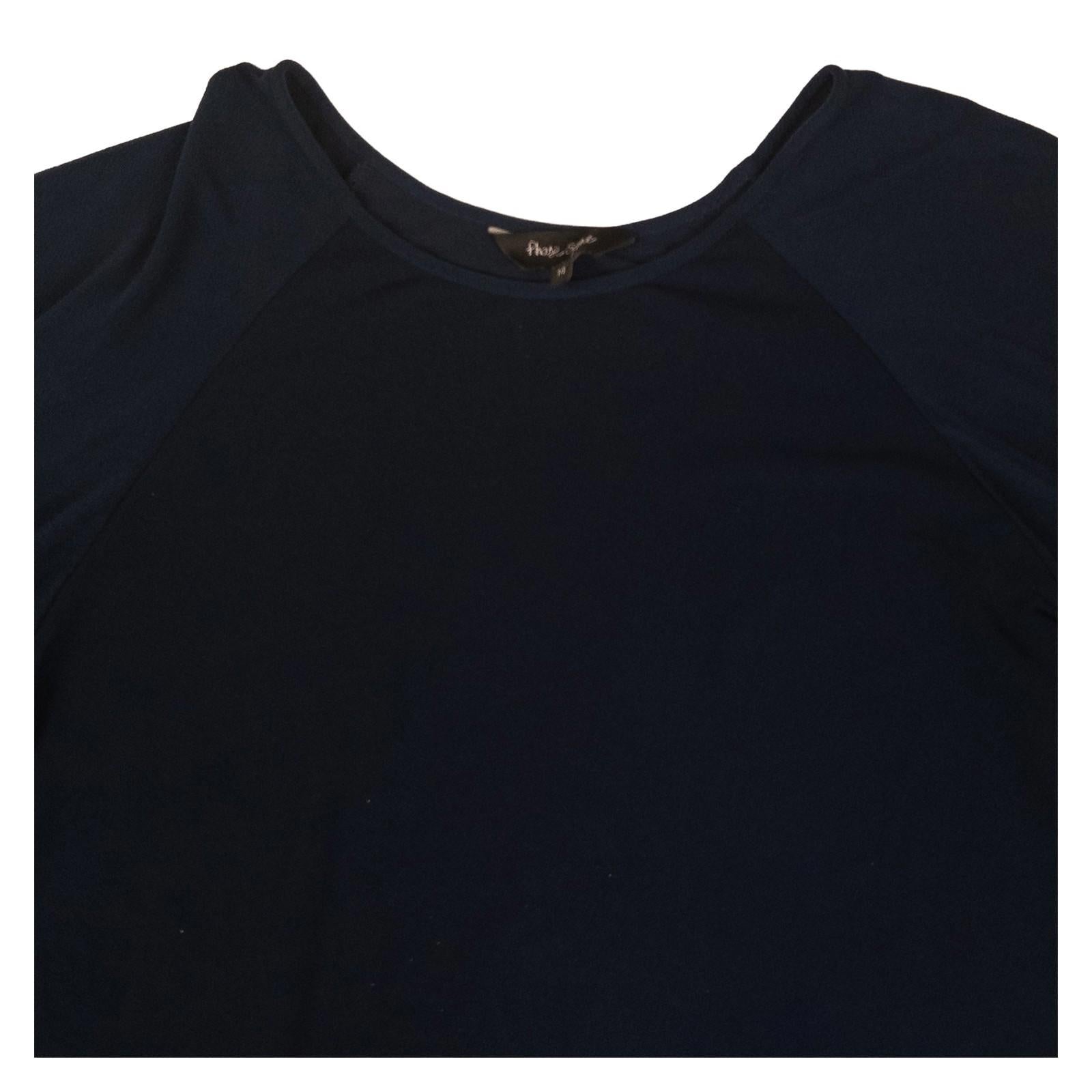 Phase Eight Top Blouse UK 14 Navy Blue Cape Sleeve Overlay Smart Party by Phase Eight – | RewearableUK