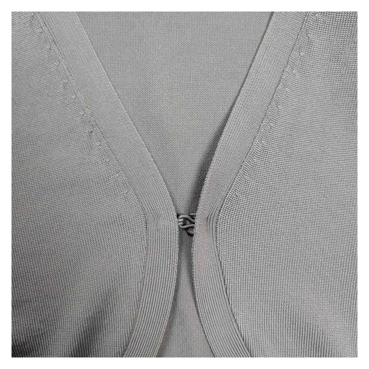 Phase Eight Womens Bolero Cardigan UK 12 Silver Metallic 3/4 Sleeve Wedding – product photo 2 | RewearableUK