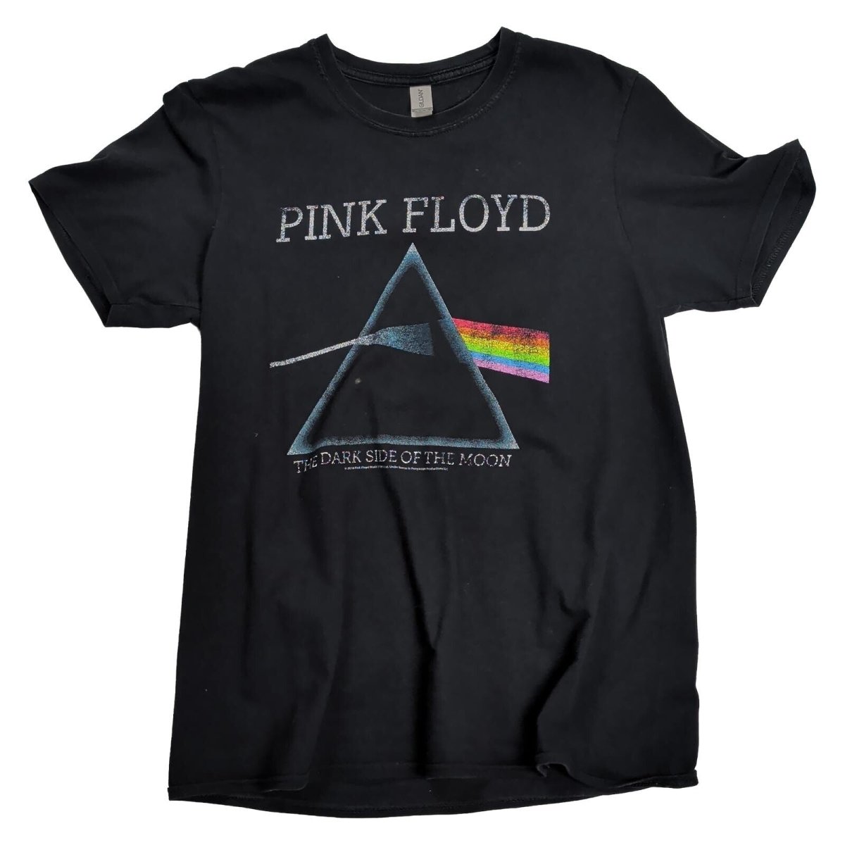 Pink Floyd Dark Side Of The Moon T-Shirt M Black Gildan Official Rock Band Tee – product photo 1 | RewearableUK