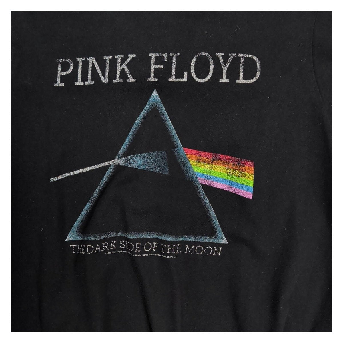 Pink Floyd Dark Side Of The Moon T-Shirt M Black Gildan Official Rock Band Tee – product photo 2 | RewearableUK